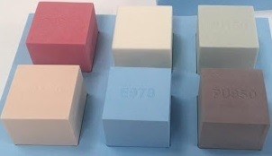 บอร์ดโมเดลโพลียูรีเทน 1.20g/Cm3 สีส้ม 100 มม. สำหรับเพลทแบบและกล่องแกน
